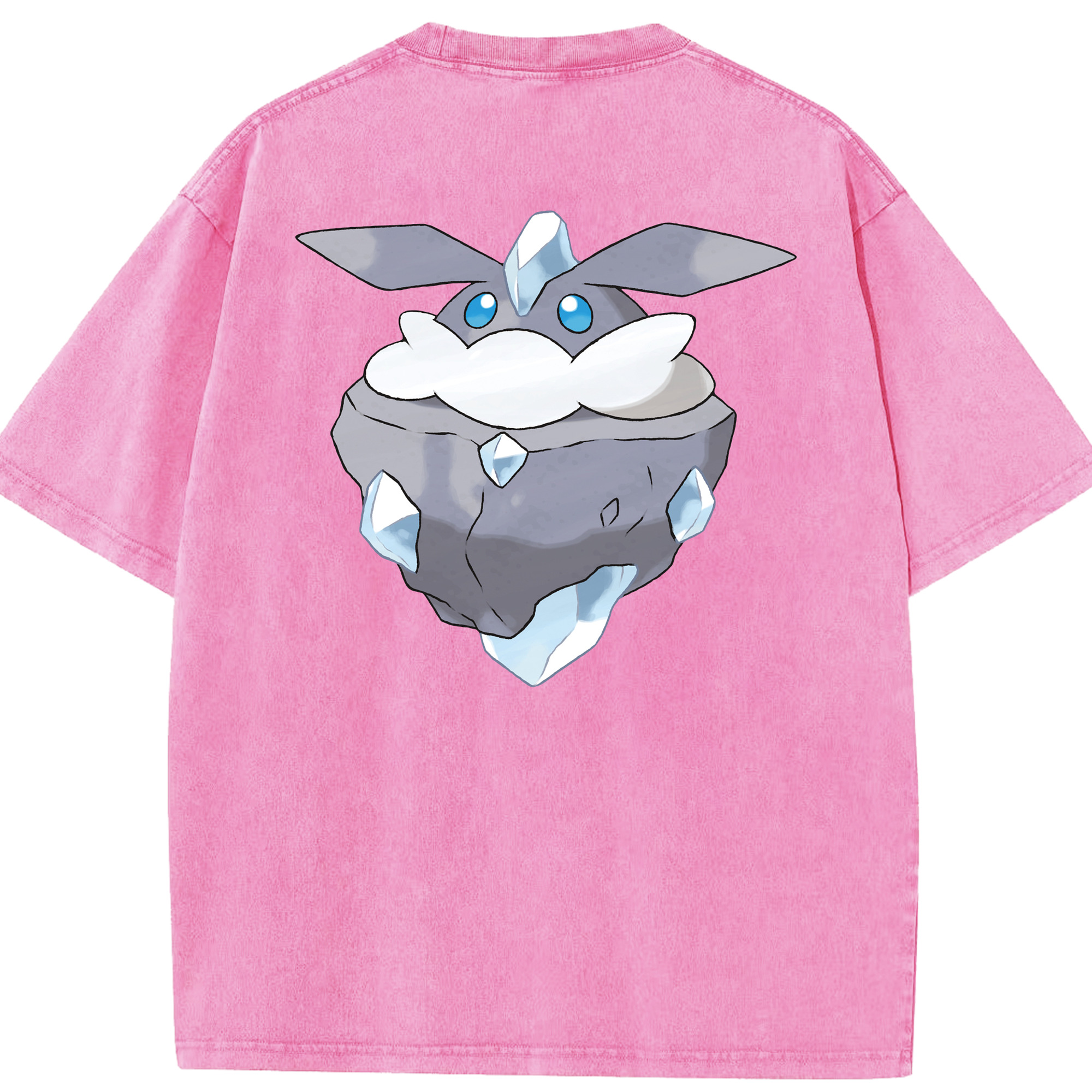（画像用） ポケットモンスター Pokémon 綿100% ヴィンテージ風 半袖Tシャツ（背面プリント）